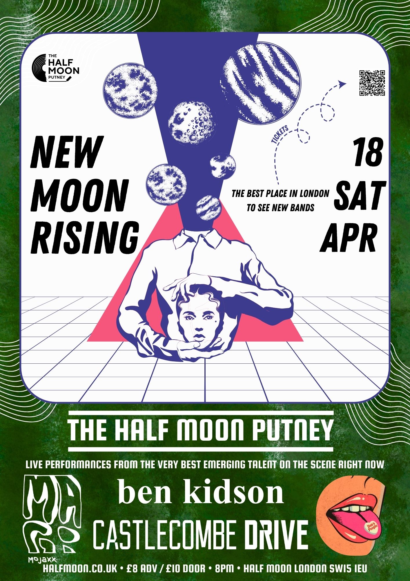 New Moon Rising at Half Moon - Putney, London on 18 Apr 2026
